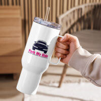 Travel mug with a handle